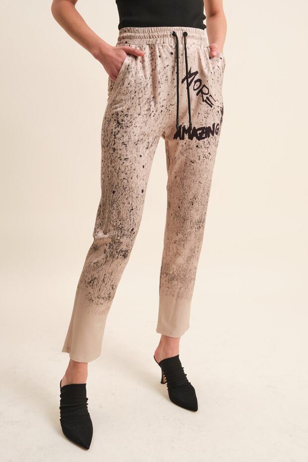 Baskılı Pantolon - 3