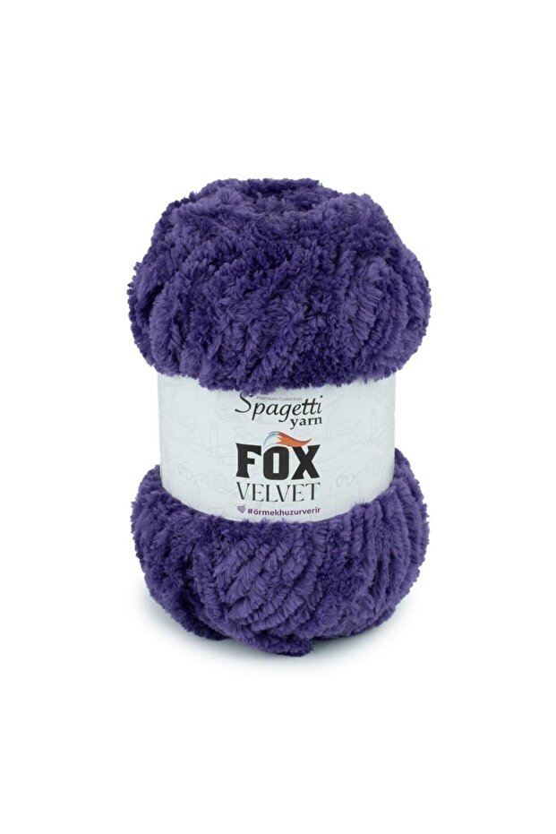 Fox Velvet Purple Velvet Hand Knitting Yarn