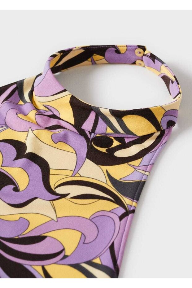 Desenli Cropped Bluz - 6