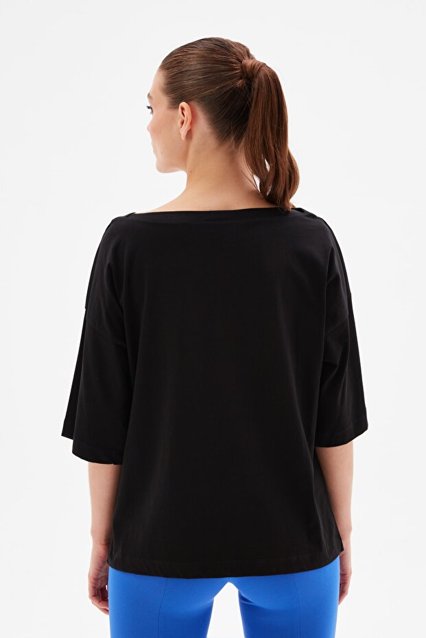 Taşlı Örme Bluz - 5