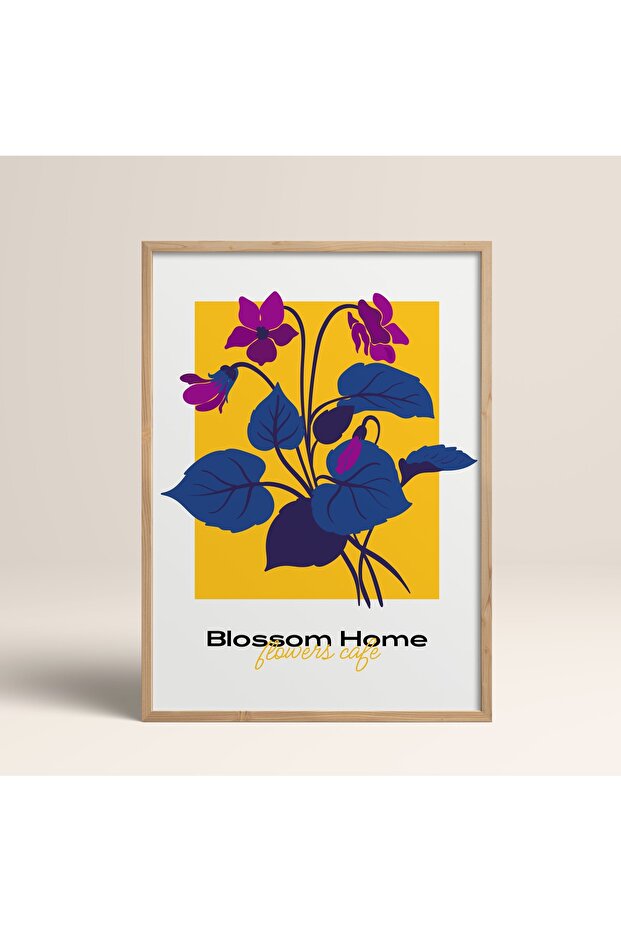 Framed Blossom Flowers Abstract Flowers Modern Art Painting