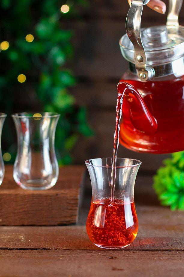 Bohemia Kristal 6'lı Klasik Çay Bardak Seti 190ml - 1