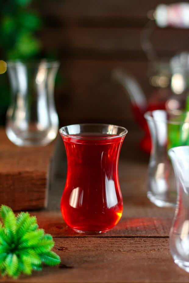 Bohemia Kristal 6'lı Klasik Çay Bardak Seti 190ml - 2