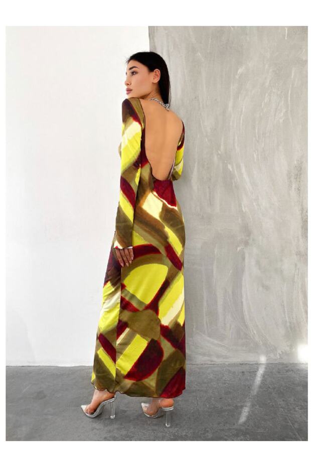 Marka Model Renkli Elbise - 5