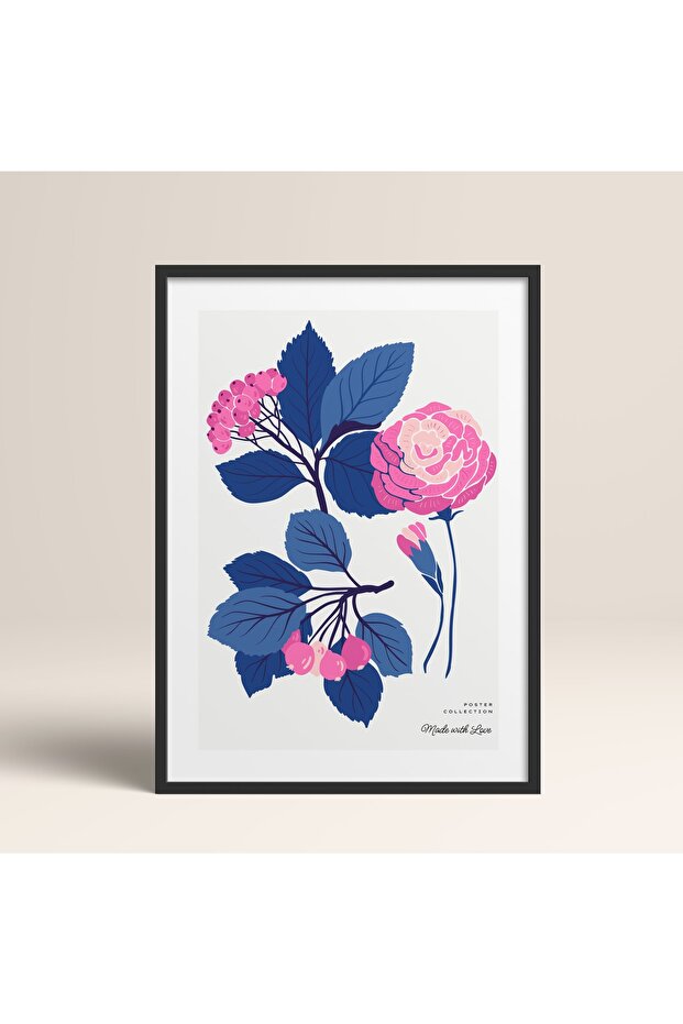 Framed Blossom Flowers Abstract Flowers Modern Art Painting