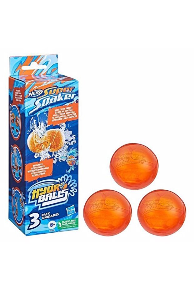 Super Soaker Su Topları 3'lü F6392 - 1