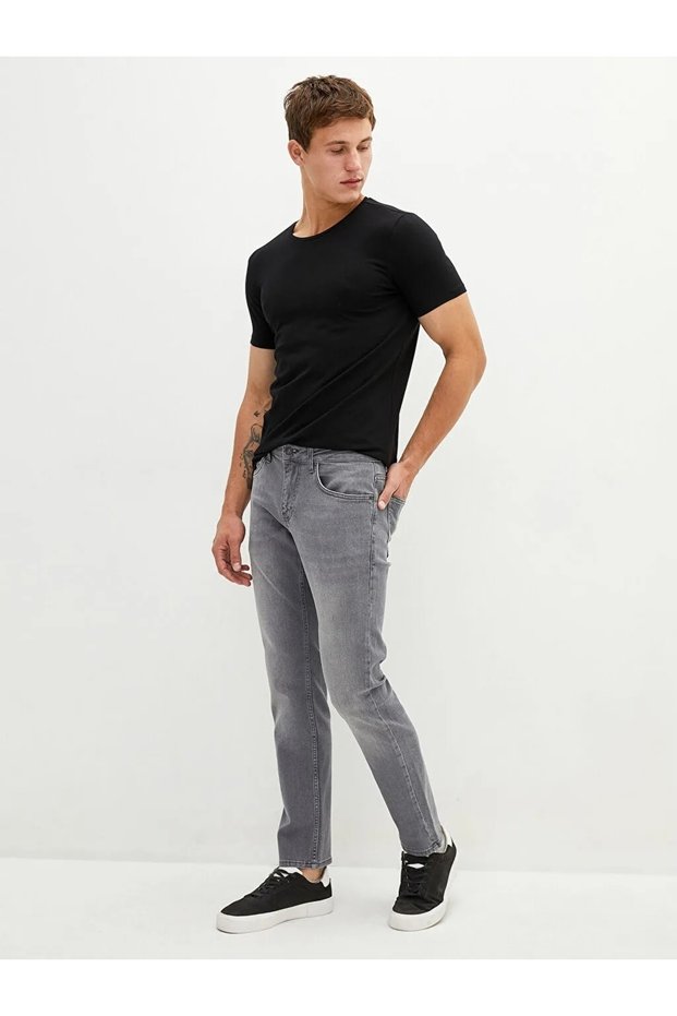 Crew Neck Basic Short Sleeve Cotton Men's T-Shirt