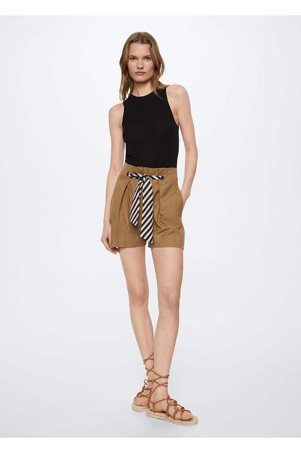 Slouchy Pilili Şort - 2