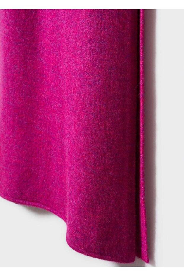 Sırtı Çapraz Triko Elbise - 5