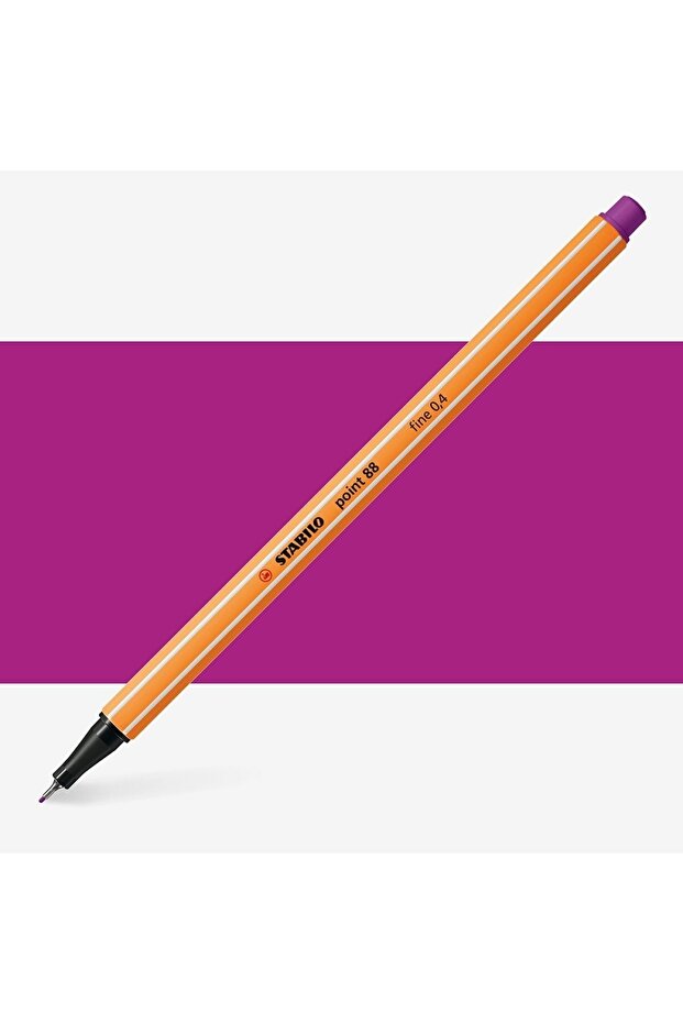 Point 88 Fineliner Pen 0.4mm Thin Felt Tip Pen Lilac