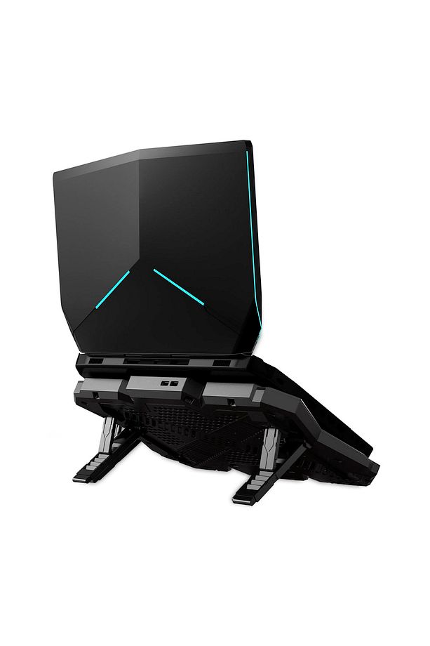 Ad-rx44 X-gale 6 Fanlı Rgb 7 Kademeli Lcd Göstergeli Notebook Soğutucu Stand - 6