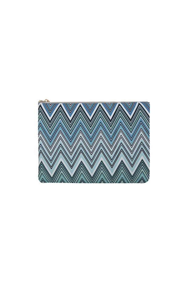 Zigzag Clutch Çanta - 1