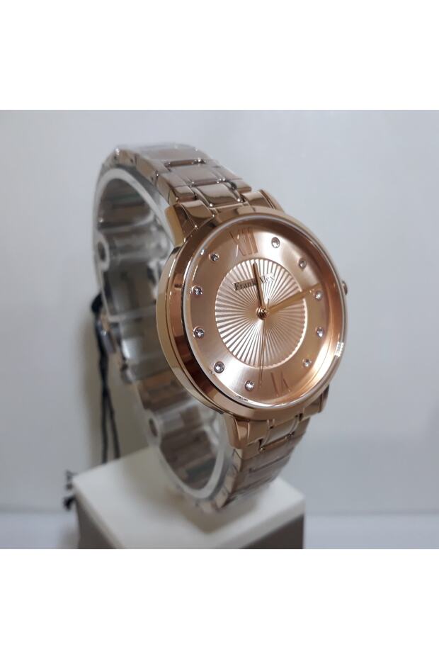 Fa.13934M.01 Copper Color Stainless Steel Band Wrist Watch.