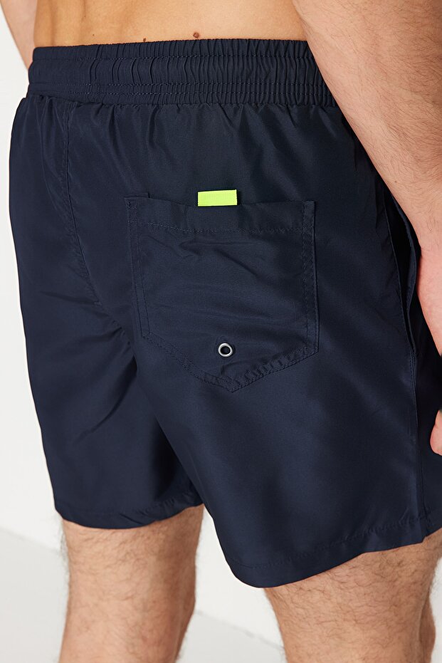 Lacivert Basic Standart Boy Mayo Deniz Şortu TMNSS20DS0023 - 4