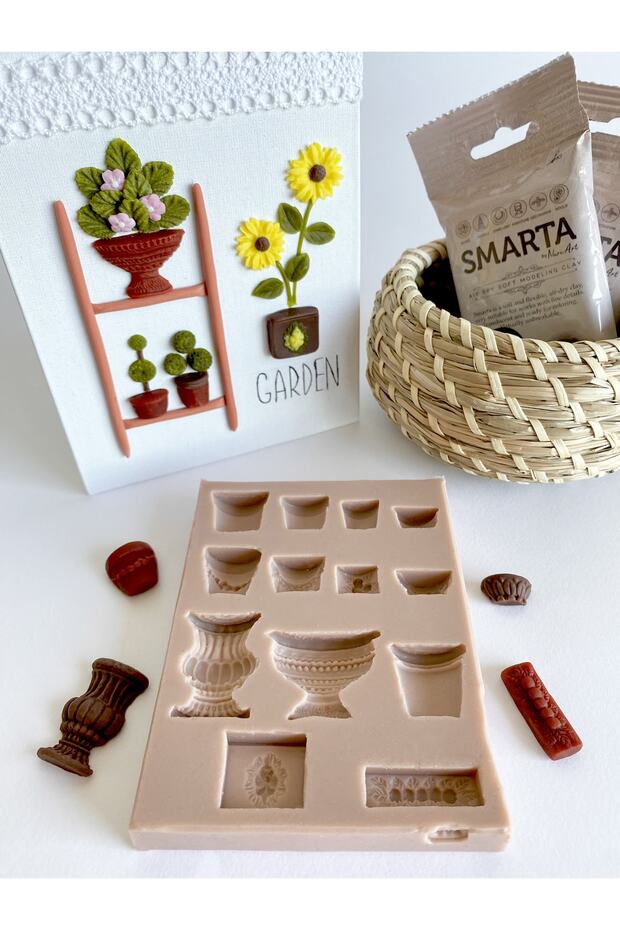 ™ Silikon Kalıp - Saksılar - 2