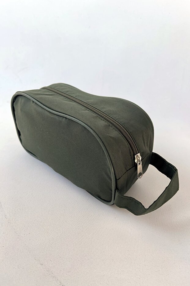 حقيبة مكياج كاكي - 3