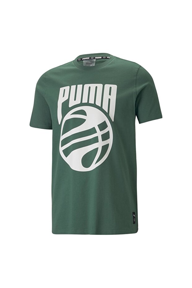 Posterized Tee White Men's Green T-Shirt