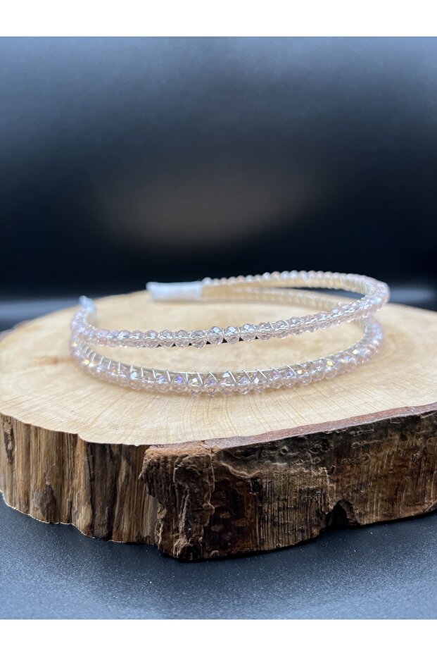 Completely Handmade, Stylish and Elegant Wedding and Engagement Bridal Crown and Hair Accessory with Crystal Stones