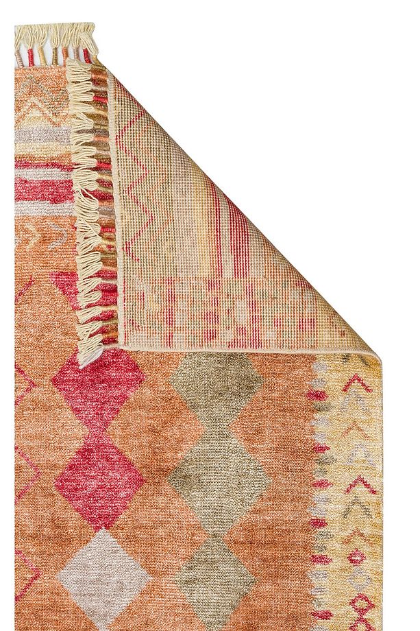 Zara 10 Red Autumn Bambu Kullanılarak El Emeği Ile Özel Üretilen Modern Uşak Halısı - 4