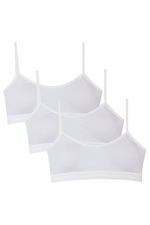 Young Girl's Rope Strap Half Tank Set of 3