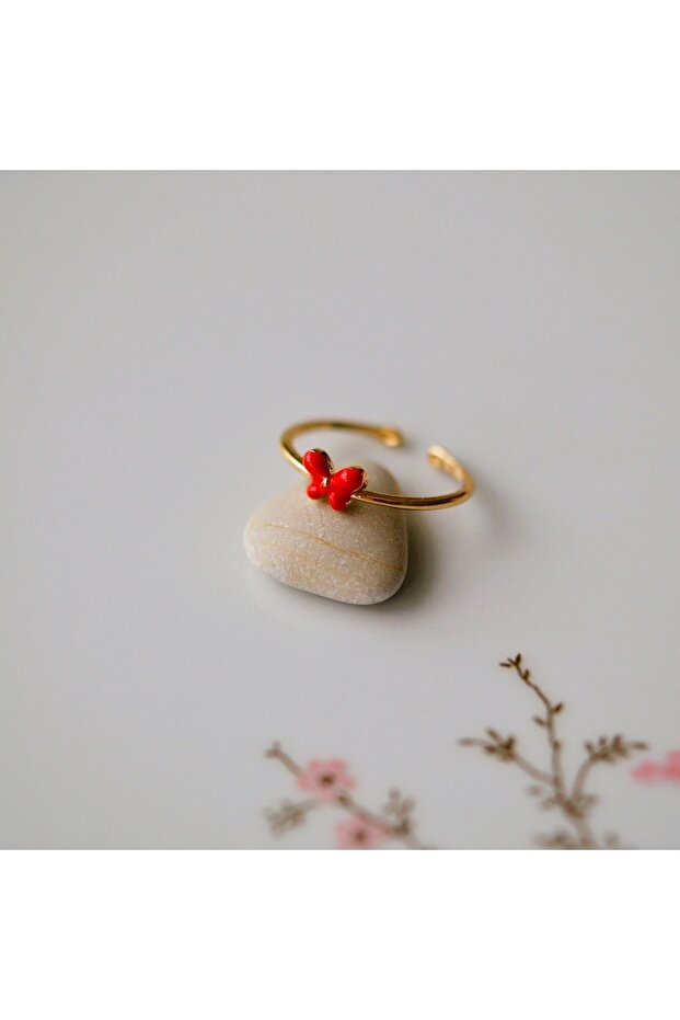 Little Butterfly Adjustable Ring Joint Ring - 1