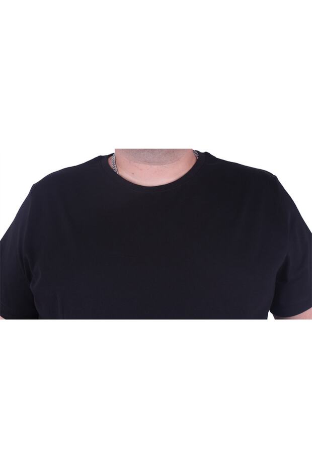 Μπλουζάκι Basic Plus Size 11100 Μαύρο - 3