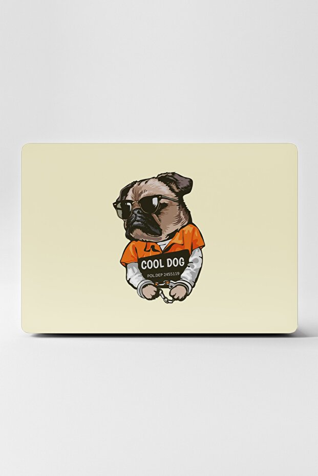 Notebook Macbook Pug Dog Beige Laptop Sticker Covering