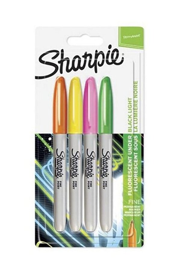 Permanent Marker Neon Set 4'lü - 1