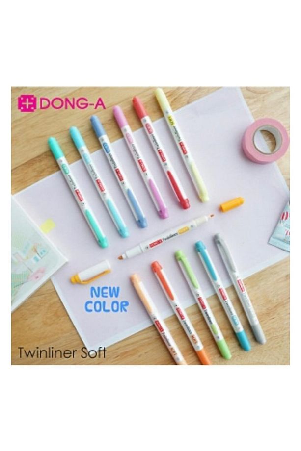 Twinliner Soft Fosforlu Kalem Çift Taraflı (20 Renk) - 10