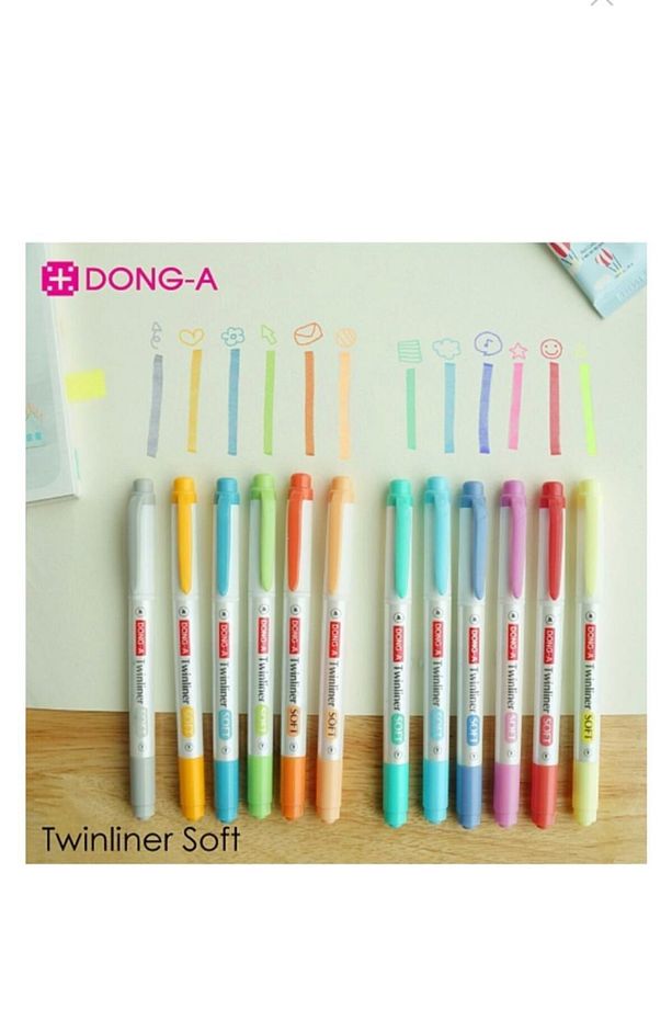Twinliner Soft Fosforlu Kalem Çift Taraflı (20 Renk) - 9