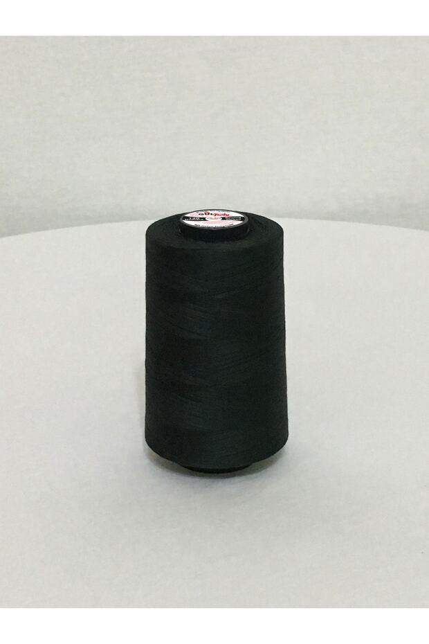 120 Numara Siyah Renkli Polyester Dikiş Ipliği - 1