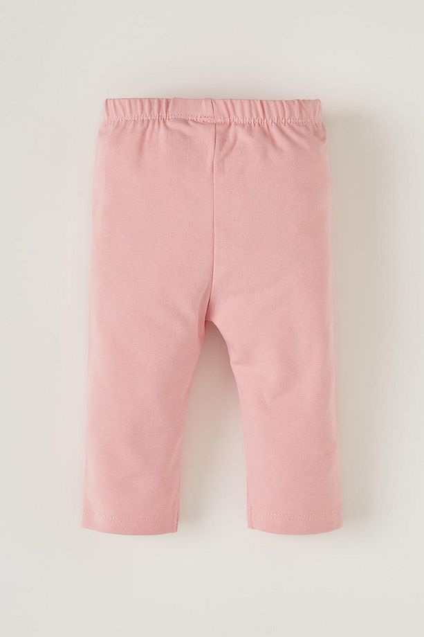 Kız Bebek Basic Pamuklu 3/4 Boy Tayt - 2