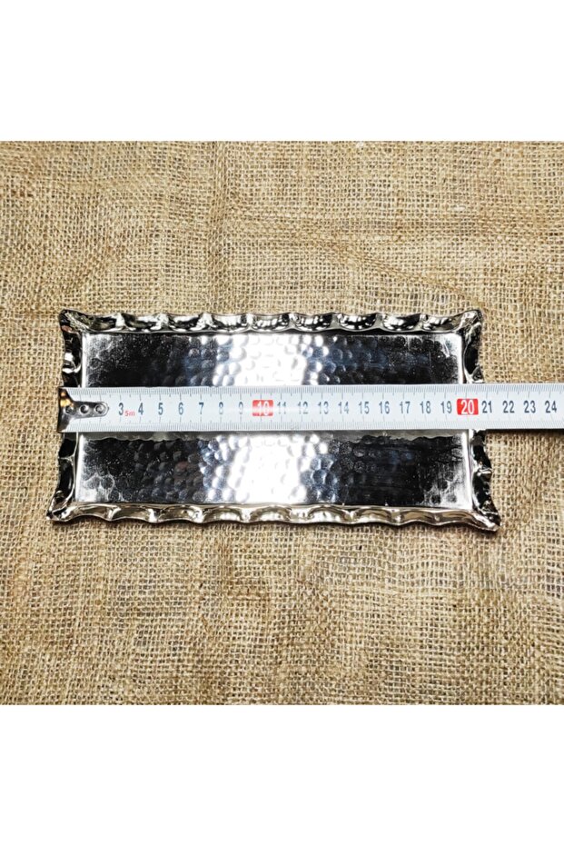 Copper Rectangular Wavy Edge 4' Presentation Holder - 3