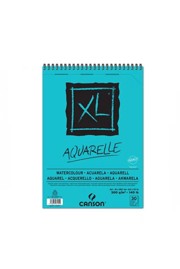 Xl أكواريل 30 صفحة A4 300 جرام