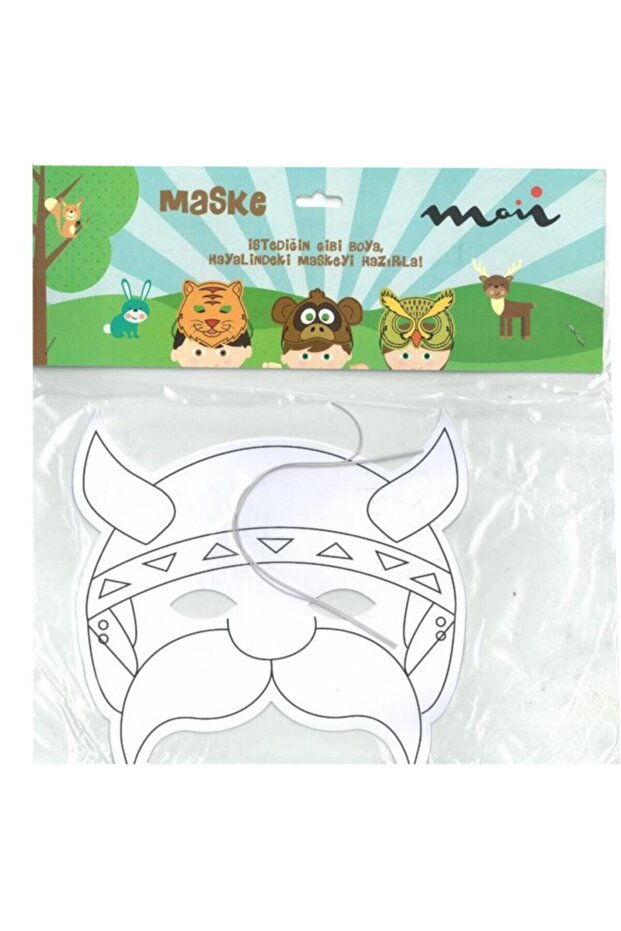Boyanabilir Karton Maske - 1