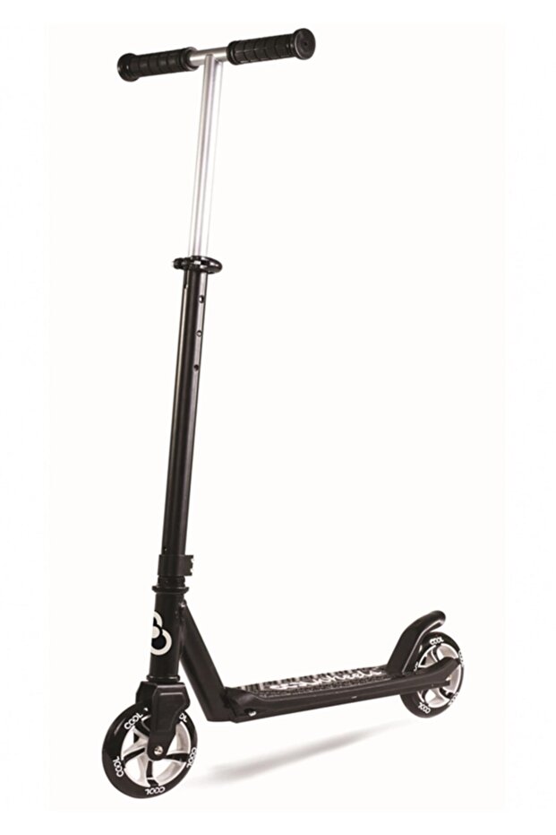 Cool Steering Folding Scooter Height Adjustable Children's Scooter Gray 8+