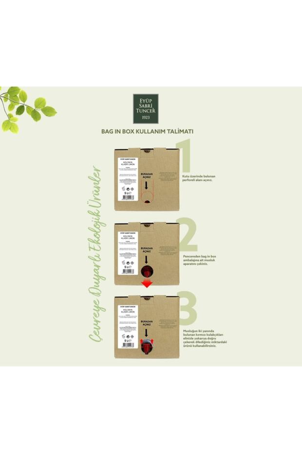 Klasik Limon Kolonyası 5 Lt - Bag In Box * 2 Adet - 2