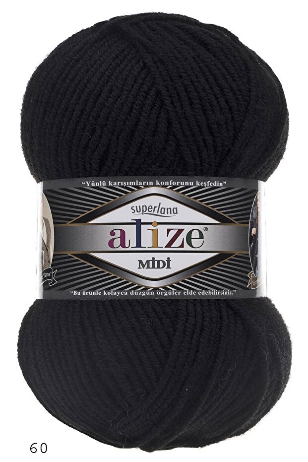 Süperlana Midi 60 Siyah - 1