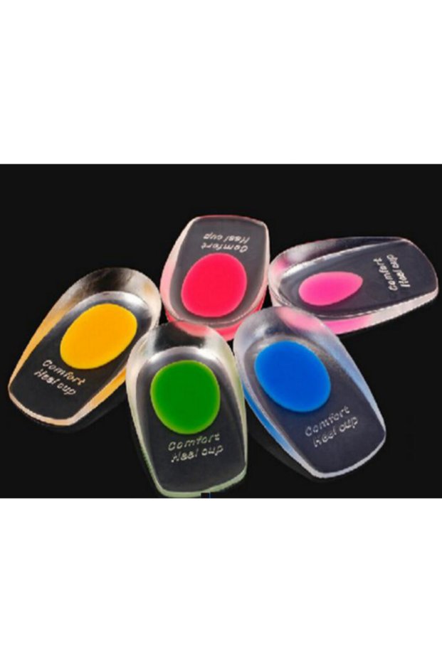 Transparent Heel Spur Insoles Pink