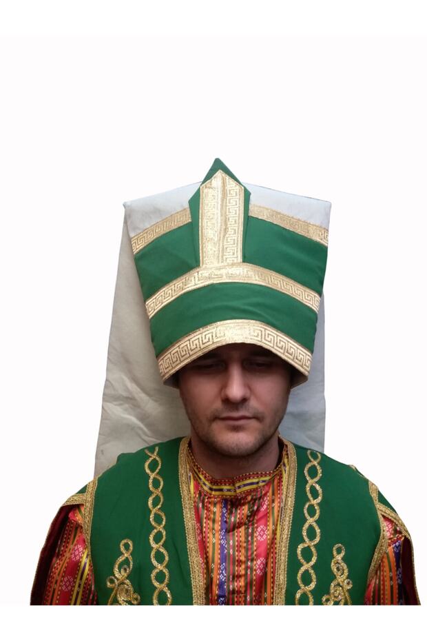 Yeniçeri Green Hat Beret Ottoman Börk Kuruğu