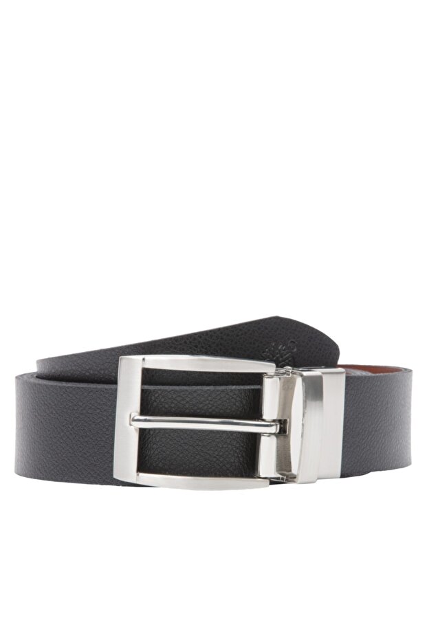 Reversible Leather Belt - 1