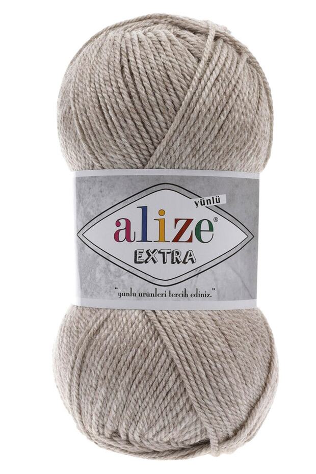 Extra El Örgü İpi Bej Melanj 152 - 1