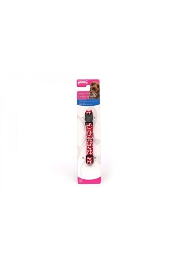طوق كلب أحمر مقاس Xs 15-25 سم