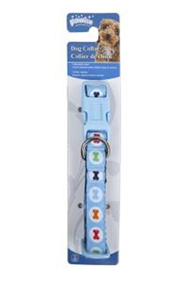 Blue Dog Collar Small 22-35 cm X 15 mm