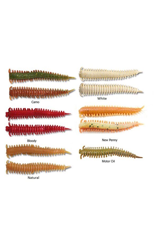 Gulp Saltwater Sandworm 5cm Lrf Silikon Yem Serisi Renk Kodu : Natural - 1