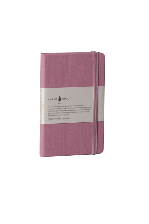 Lepidus 9x14cm Çizgisiz Pembe Defter - 1