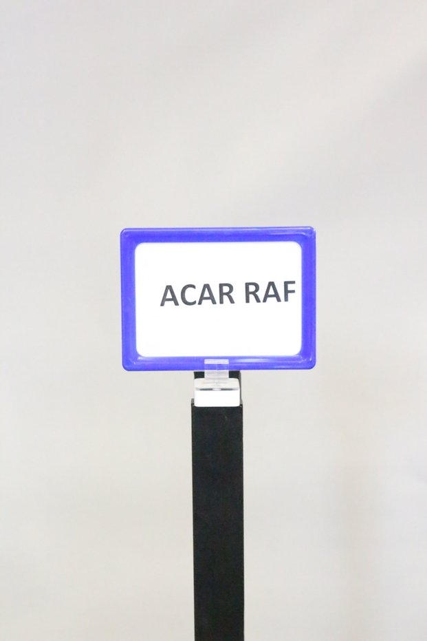 Product Promotion Frame Plastic And Magnetic Price Tag A6 Frame Blue