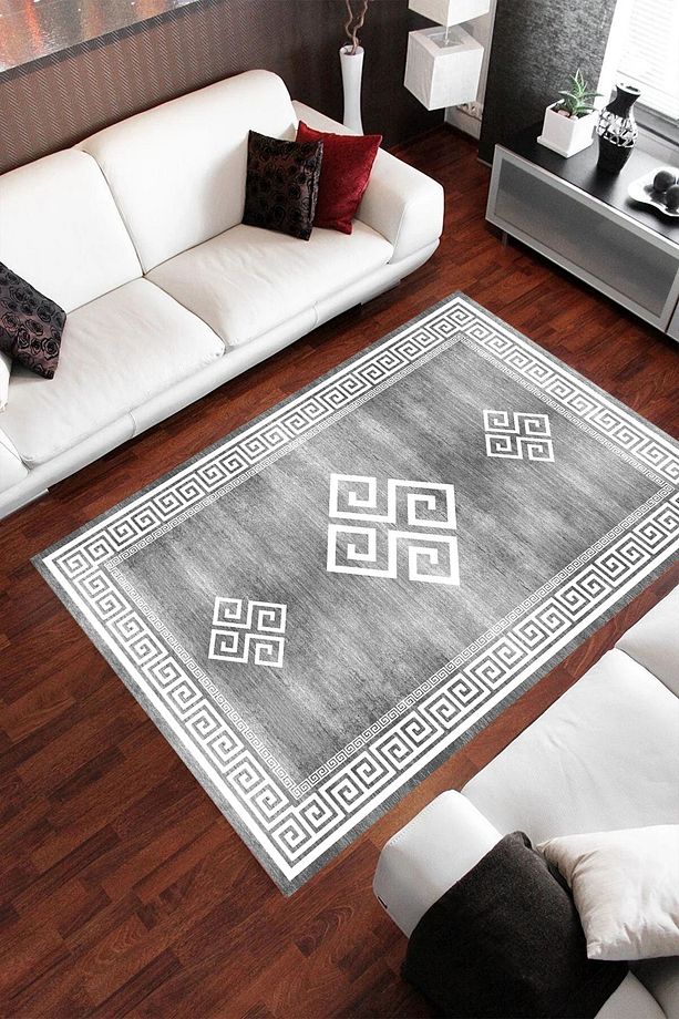 Yolluk Salon Mutfak Halısı Yatak Odası Için Set Yapılır Dokuma Taban Kaymaz Yıkanabilir - 4