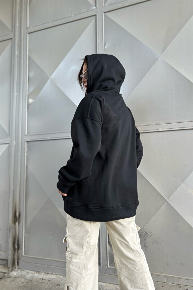 Fouaw Cat Oversize Sweatshirt - 3