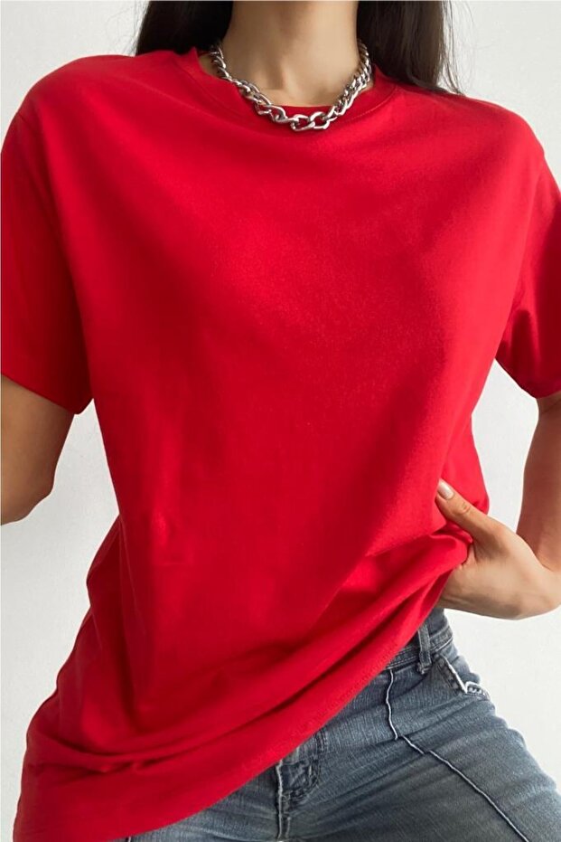 Women's Crew Neck 100% Cotton Basic T-Shirt